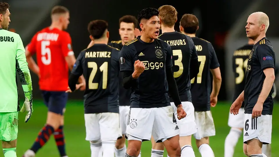 Europa League: Edson Álvarez, titular en victoria de Ajax sobre Lille en 16vos de Final