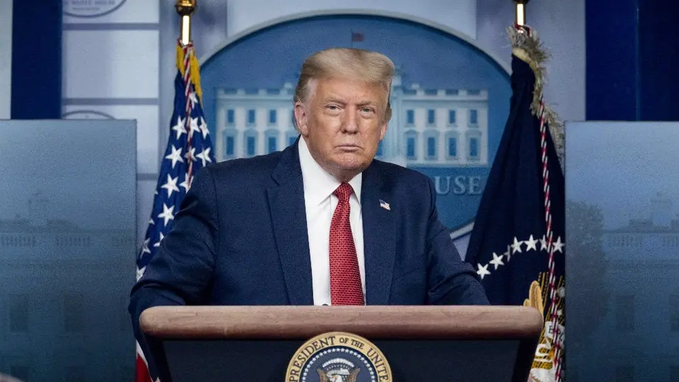 Video: Trump abandonó conferencia de prensa por tiroteo afuera de la Casa Blanca