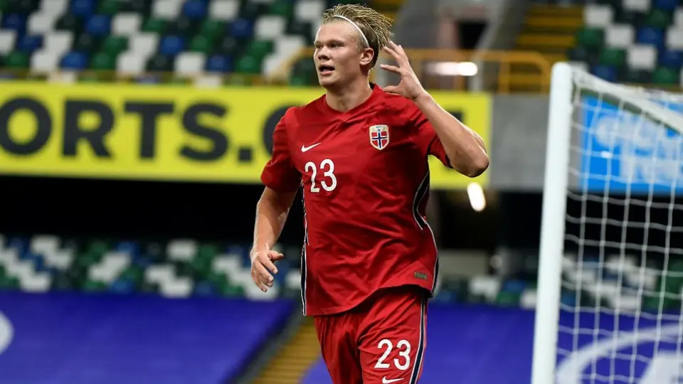UEFA Nations League: Noruega goleó a Irlanda del Norte con doblete de Haaland