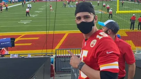 Alan Pulido: Asistió al Super Bowl LV para apoyar a los Chiefs