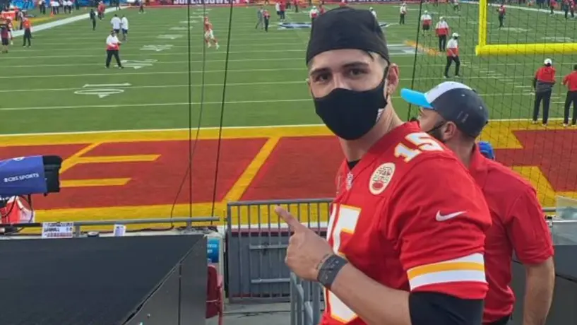 Alan Pulido: Asistió al Super Bowl LV para apoyar a los Chiefs