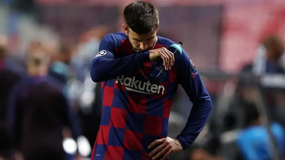Piqué tras derrota del Barcelona en Champions: 'Sentimos vergüenza'