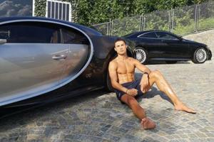 Cristiano Ronaldo: Se compró un Bugatti Chiron, el auto más veloz y caro del mundo