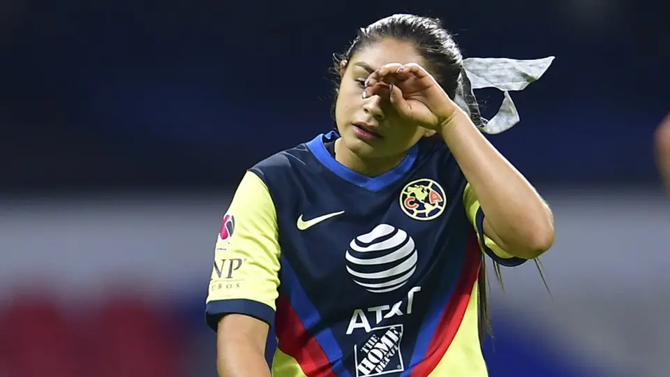 América Femenil: Jana Gutiérrez 'rompió en llanto' tras marcar en derrota ante Chivas