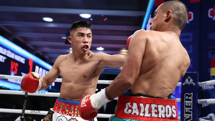 CMB: 'Rey' Martínez consiguió su segunda defensa tras noquear a 'Taz' Calleros en dos rounds