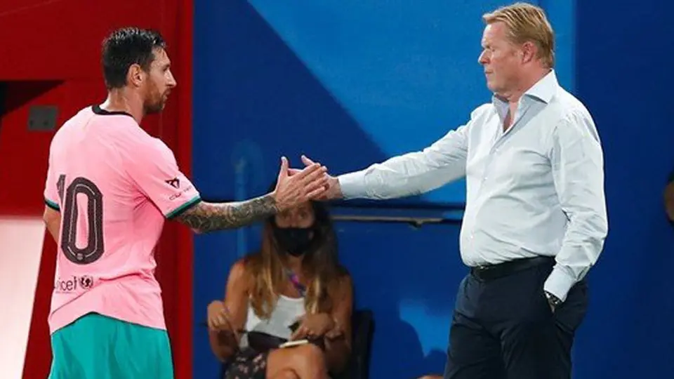 Koeman responde a Setién: 'Messi no es un jugador que tenga dificultades de llevar'