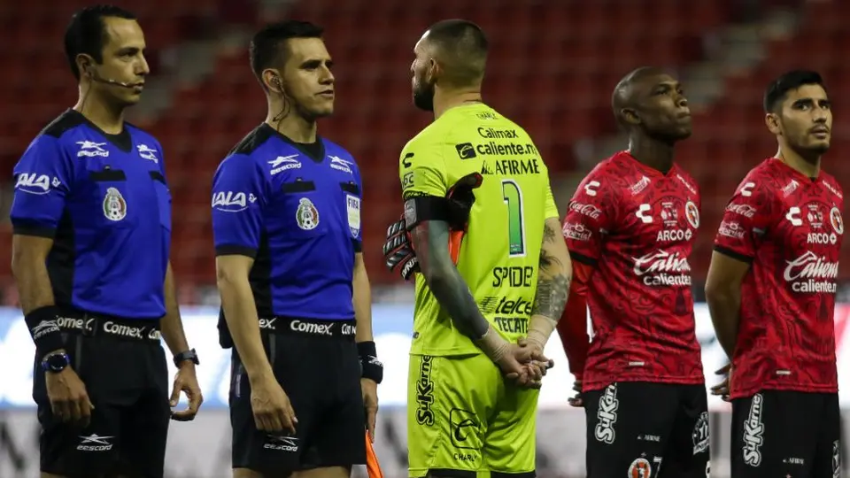Xolos: Jonathan Orozco posó de espaldas durante el Himno Nacional en la Final de Copa MX