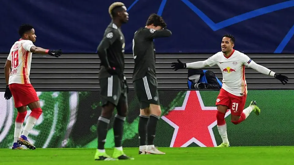 Champions League: Manchester United, eliminado tras caer en la última fecha ante Leipzig
