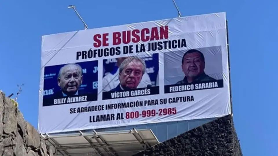 Cruz Azul: Foto de Billy Álvarez apareció en anuncio espectacular buscando su captura