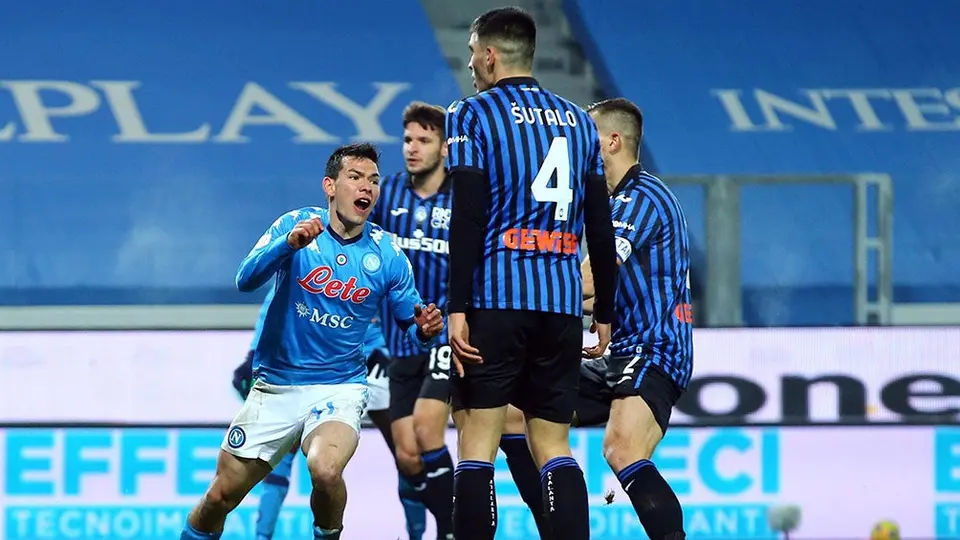 Chucky Lozano: Hizo gol en la Vuelta de Semis de Coppa Italia contra Atalanta
