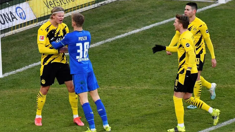 Bundesliga: Borussia Dortmund rescató 'polémico' empate sobre la hora ante Hoffenheim