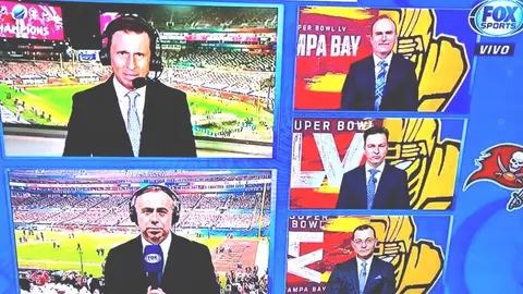 Super Bowl LV: Emilio León llamó 'tonto' a Pablo Coello en transmisión de Fox Sports