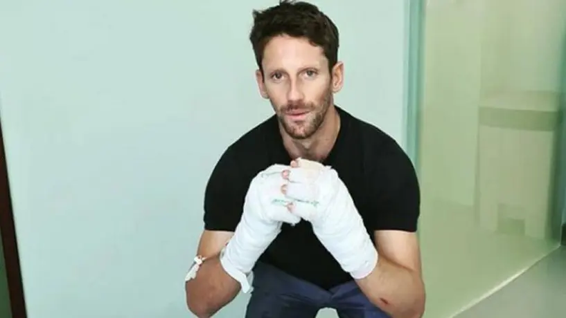 F1: Romain Grosjean, operado del pulgar izquierdo tras accidente en GP de Baréin