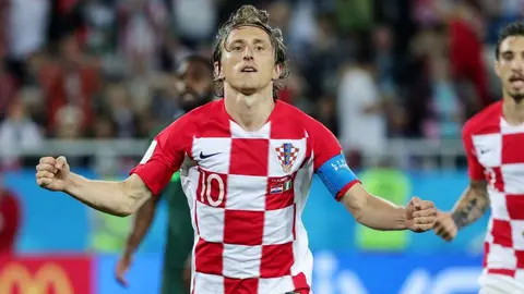 Modric se emocionó hasta las lágrimas tras homenaje de su selección