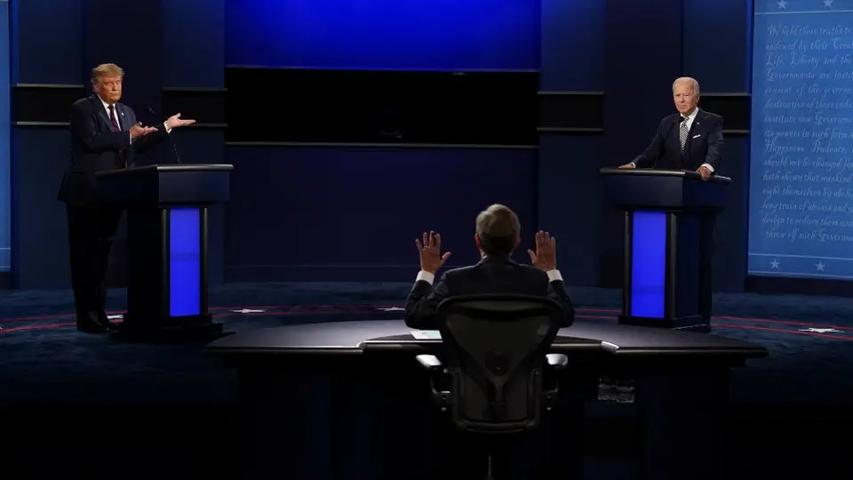 Video: Biden llamó 'payaso' a Trump durante debate presidencial