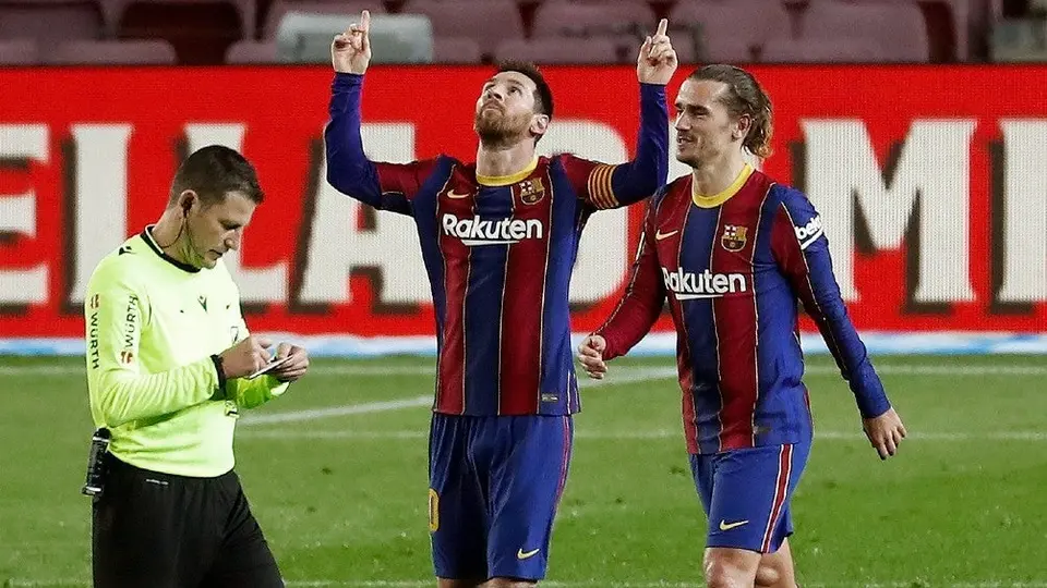 Barcelona: Goleó al Alavés con dobletes de Lionel Messi y Francisco Trincao