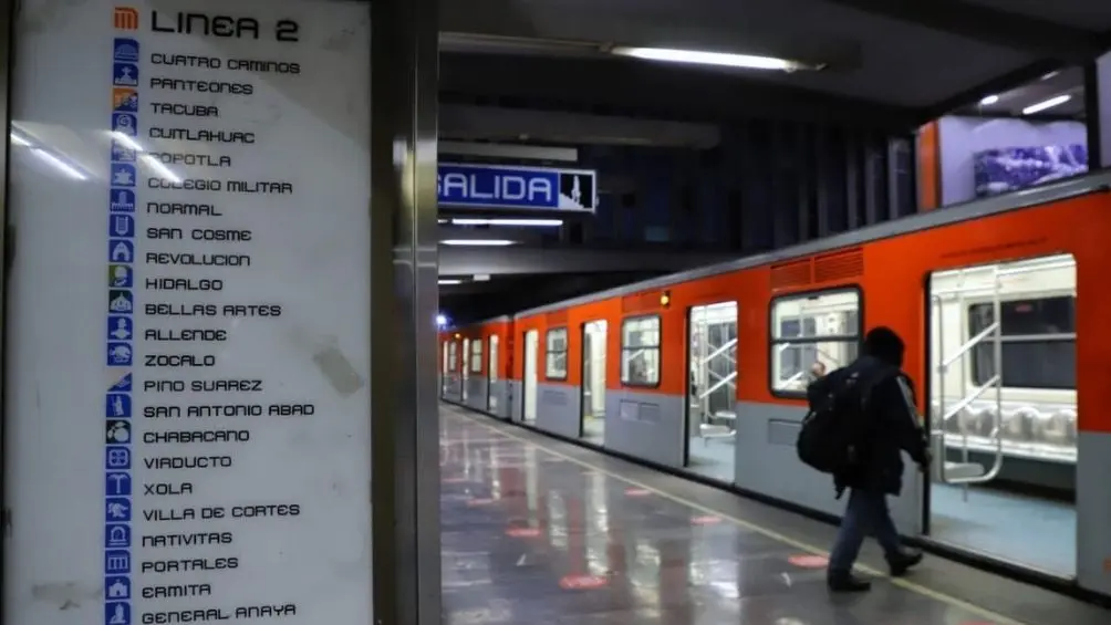 Línea 2 del Metro cerrará estaciones el lunes 16 de marzo. / @MetroCDMX
