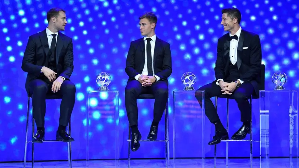Bayern Munich dominó entrega de premios de la UEFA