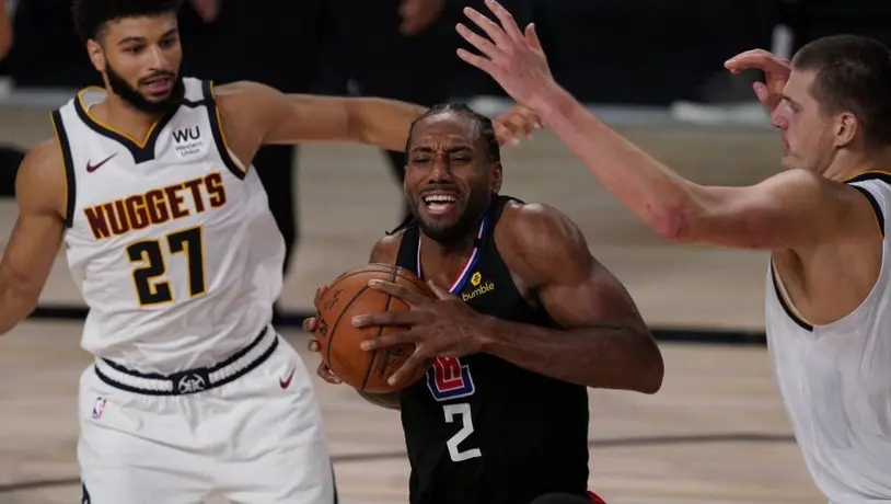 NBA: Clippers y Kawhi Leonard aplastaron a Nuggets en el primer partido de la serie