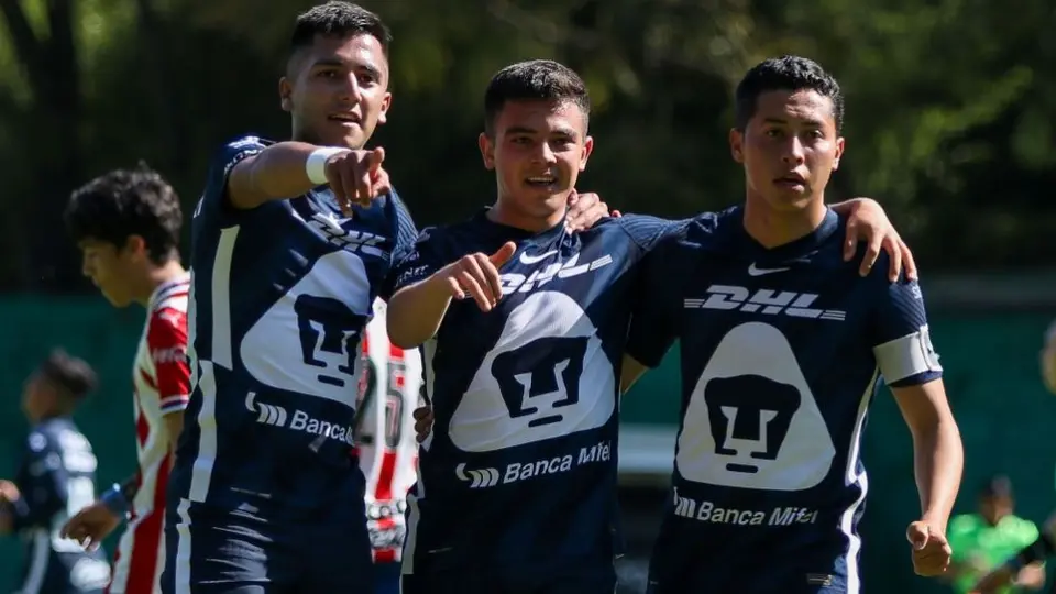 Liga MX Sub-20: Pumas vino de atrás y derrotó a las Chivas