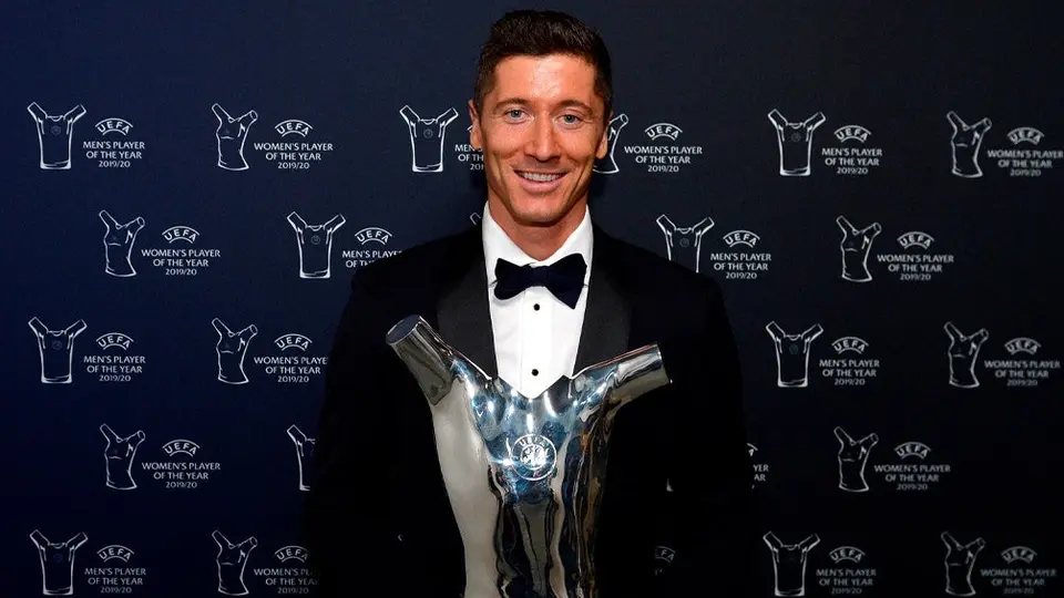 Lewandowski: 'Significa mucho para mí ganar el premio en tiempos de Messi y CR7'