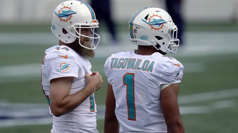 Ryan Fitzpatrick reveló tener el 'corazón destrozado' tras perder la titularidad ante Tagovailoa
