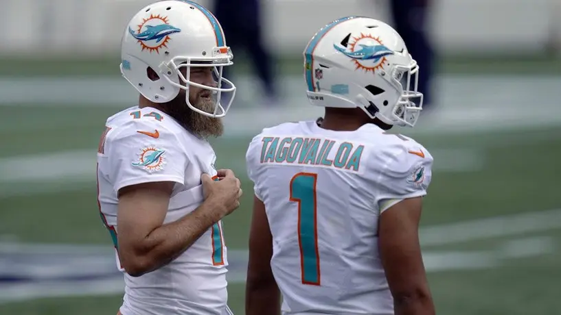 Ryan Fitzpatrick reveló tener el 'corazón destrozado' tras perder la titularidad ante Tagovailoa