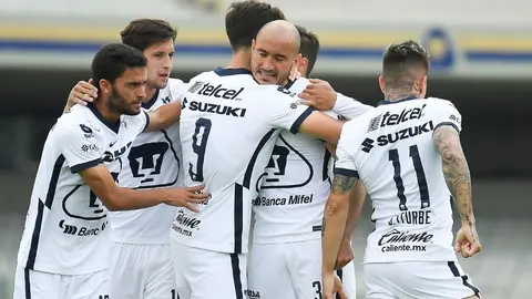 Pumas se tomó la foto oficial del Guardianes 2020 respetando medidas de sana distancia