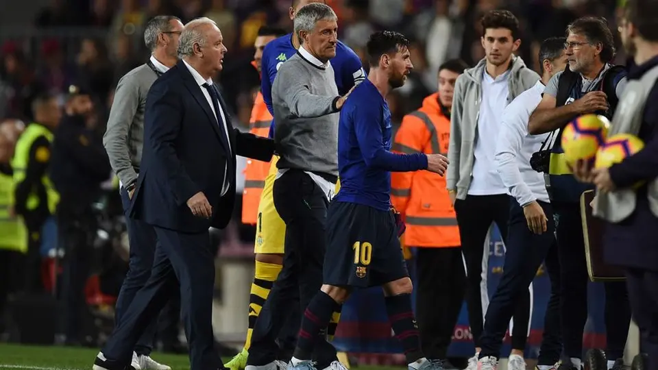 Setién a Messi: 'Si no te gusta lo que digo, ahí tienes la puerta'