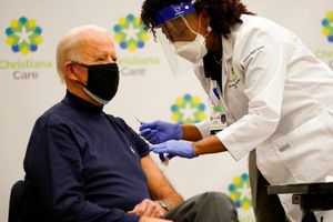 Coronavirus: Joe Biden recibió la primera dosis de vacuna contra Covid-19
