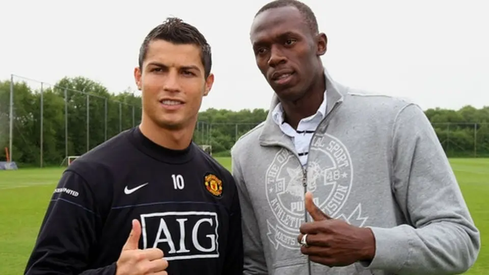 Usain Bolt sobre Cristiano Ronaldo: 'Ahora mismo sería más rápido que yo'