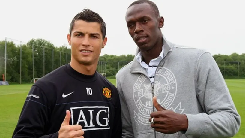 Usain Bolt sobre Cristiano Ronaldo: 'Ahora mismo sería más rápido que yo'