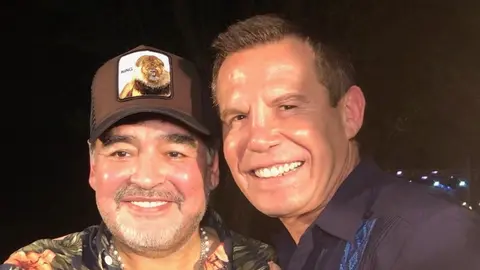 JC Chávez reveló que invitó a Maradona a una de sus clínicas de rehabilitación, pero nunca fue