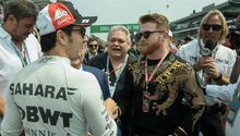 Checo Pérez respondió a mensaje de aliento de Canelo Álvarez