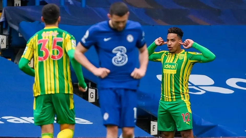 Premier League: West Bromwich goleó al Chelsea y termina con invicto de Tuchel