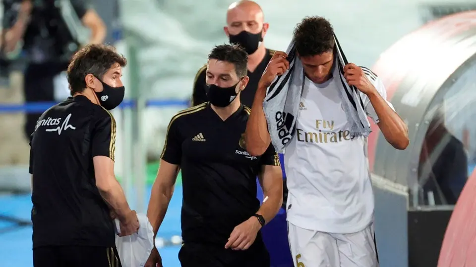 Real Madrid: Raphael Varane, baja contra Athletic de Bilbao tras lesión en cervicales