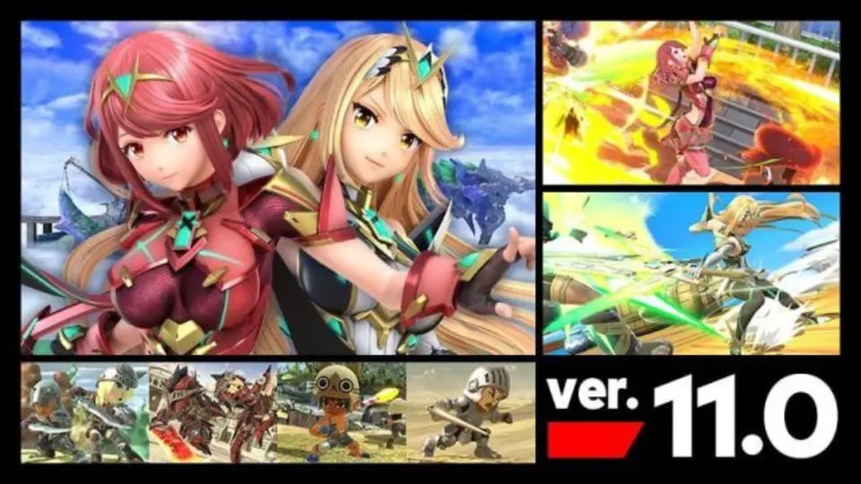 Pyra y Mythra ya están disponibles en Super Smash Bros. Ultimate