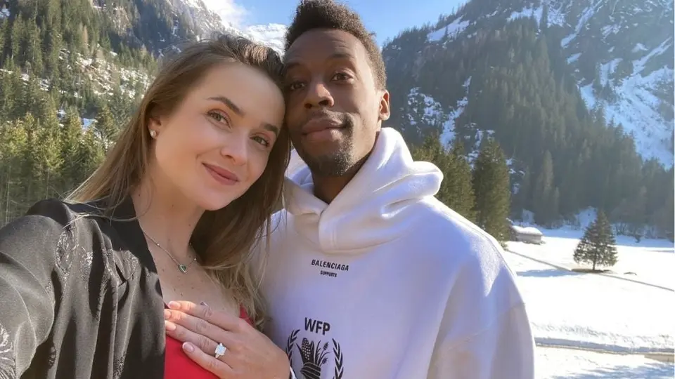 Los tenistas Gaël Monfils y Elina Svitolina anunciaron su compromiso matrimonial
