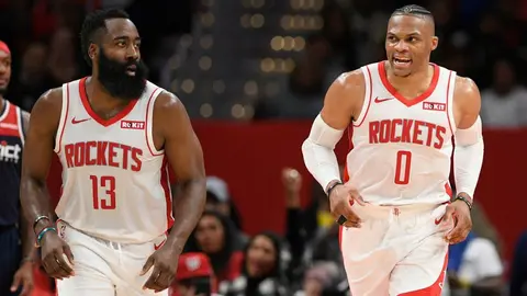 NBA: Rockets se quedaría sin James Harden y Russell Westbrook