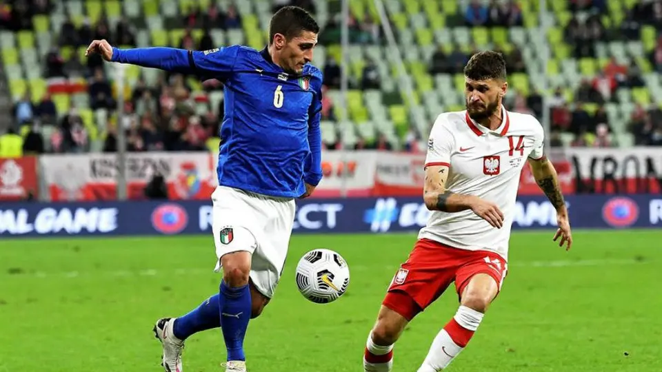 UEFA Nations League: Italia empató con Polonia y se consolidó como líder de su grupo