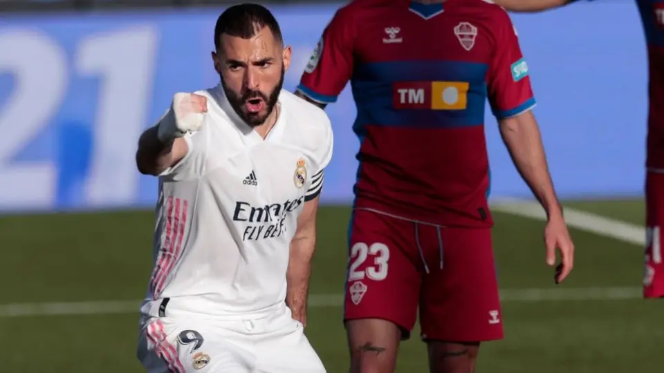 Benzema tras vencer al Elche: 'No fue fácil, pero con coraje vamos hacia adelante'