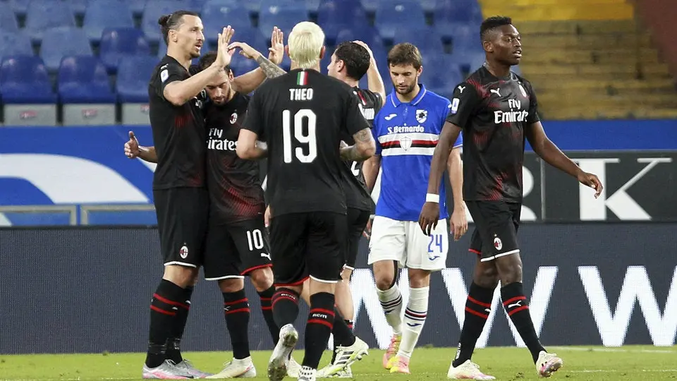 Milan: Doblete de Zlatan Ibrahimovic guió victoria ante Sampdoria