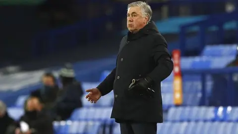 Ancelotti explicó su viral celebración soplando una taza de té