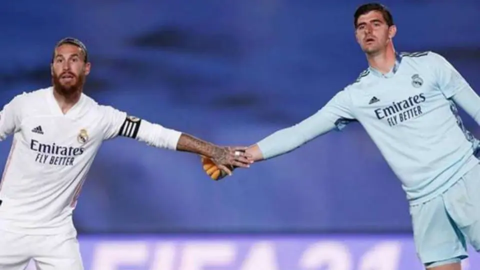 Courtois: 'No fue fácil para Sergio Ramos mi llegada al Real Madrid'