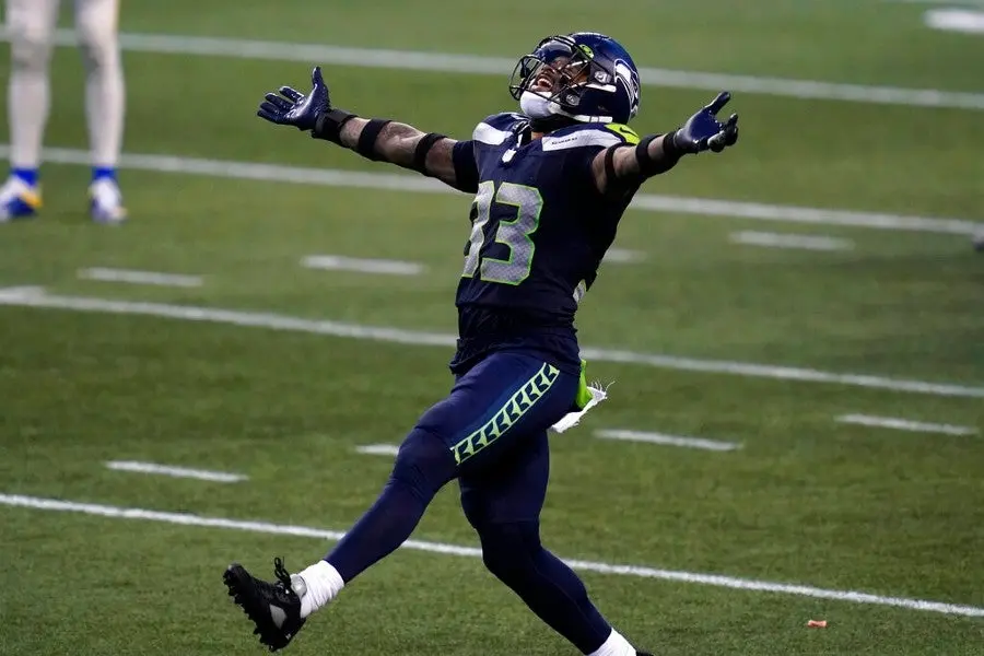 Jamal Adams celebra ante Rams