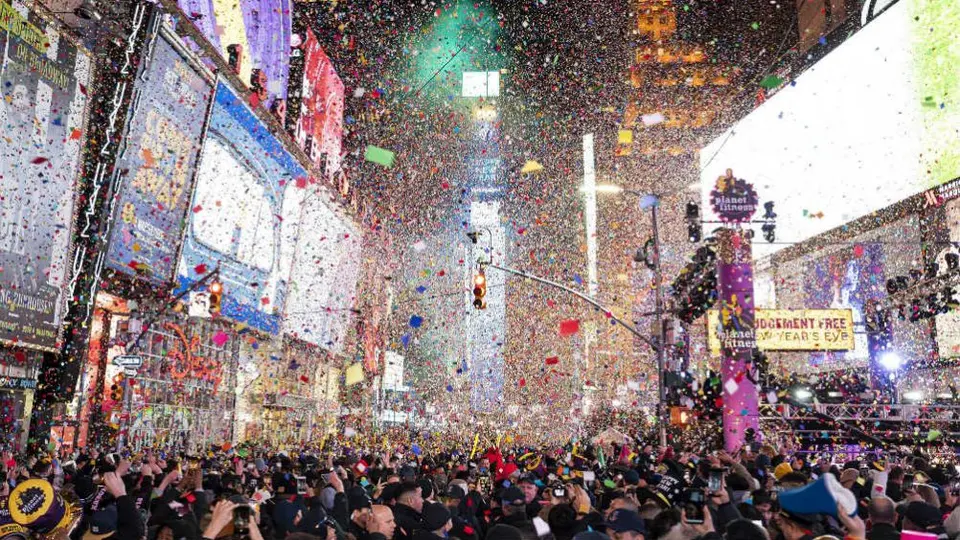 Nueva York: Se monta operativo en Times Square para evitar aglomeraciones