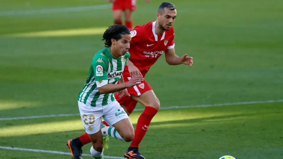 Diego Lainez: Betis empató con el Sevilla con destacada actuación del mexicano