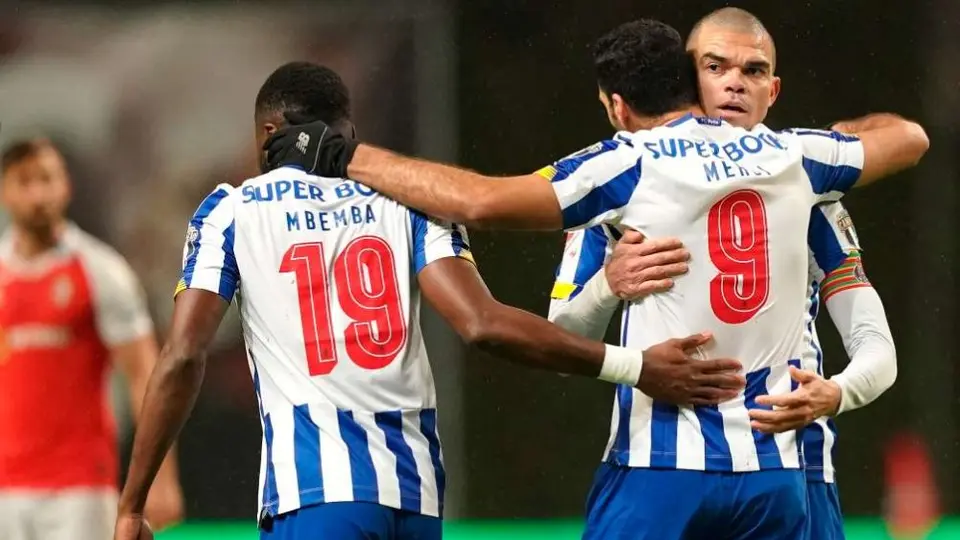 Porto se vio empatado al último minuto por Braga en la Semifinal de Ida de la Taça de Portugal