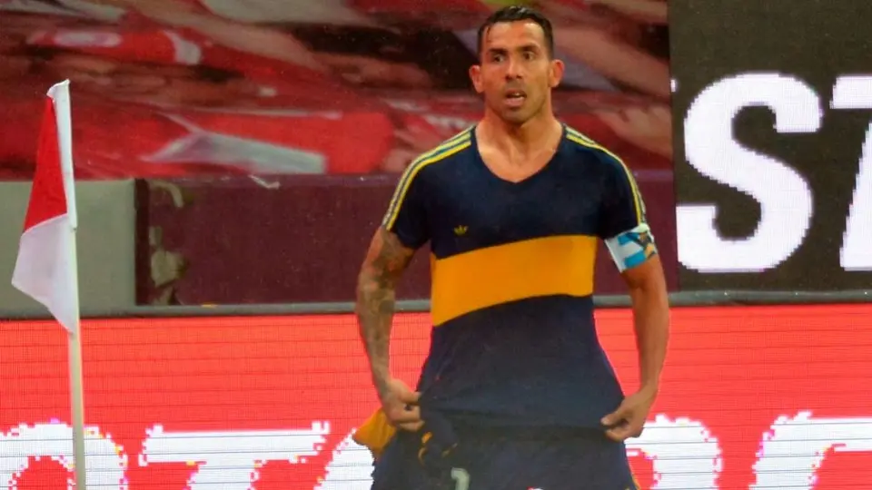 Maradona: Carlos Tévez festejó gol con Boca Juniors en honor a Diego