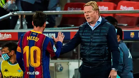 Koeman: "El equipo y Messi han respondido de la manera que a mí me gusta"